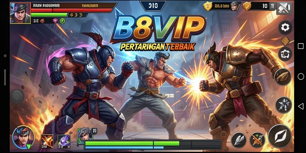 Gameplay seru dengan pertarungan karakter unik di B8VIP.