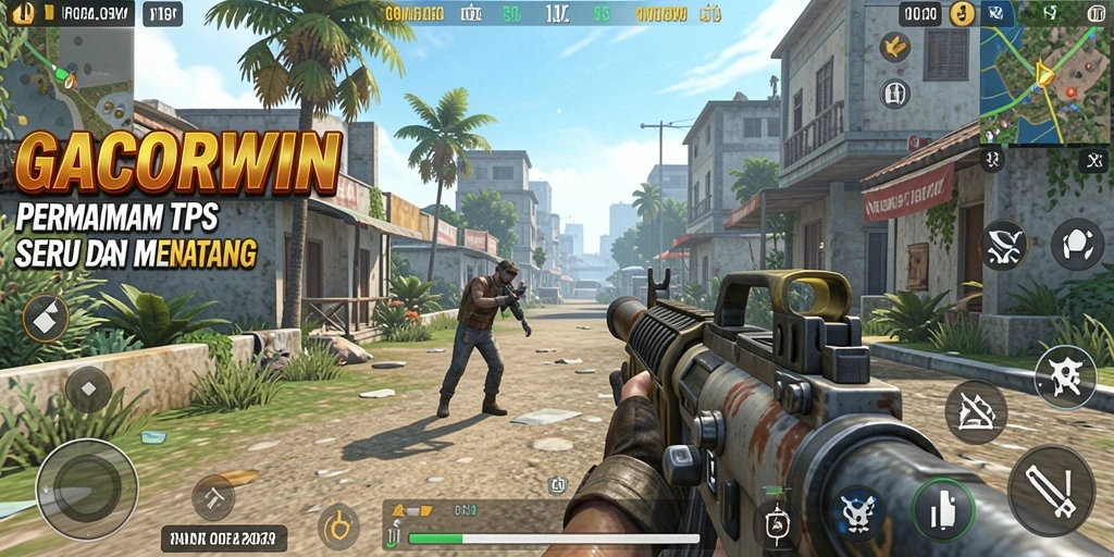 Tampilan menarik dari gameplay TPS GACORWIN yang mendebarkan.