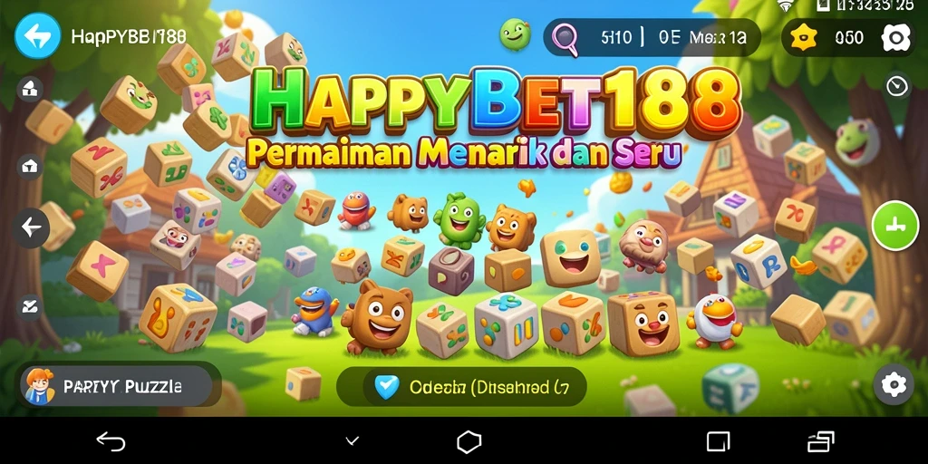 Tampilan gameplay HAPPYBET188 dengan teka-teki yang menantang.