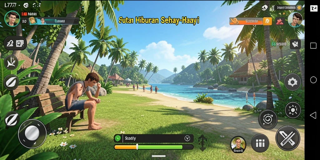 Tampilan menarik L777 saat gameplay Casual yang mengasyikkan.