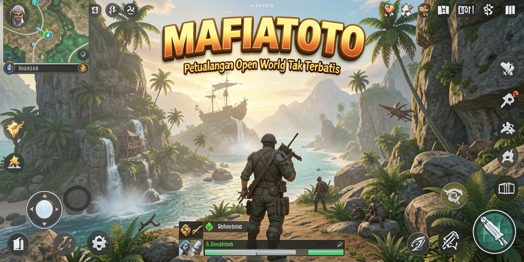 Menampilkan aksi seru dalam dunia terbuka MAFIATOTO.