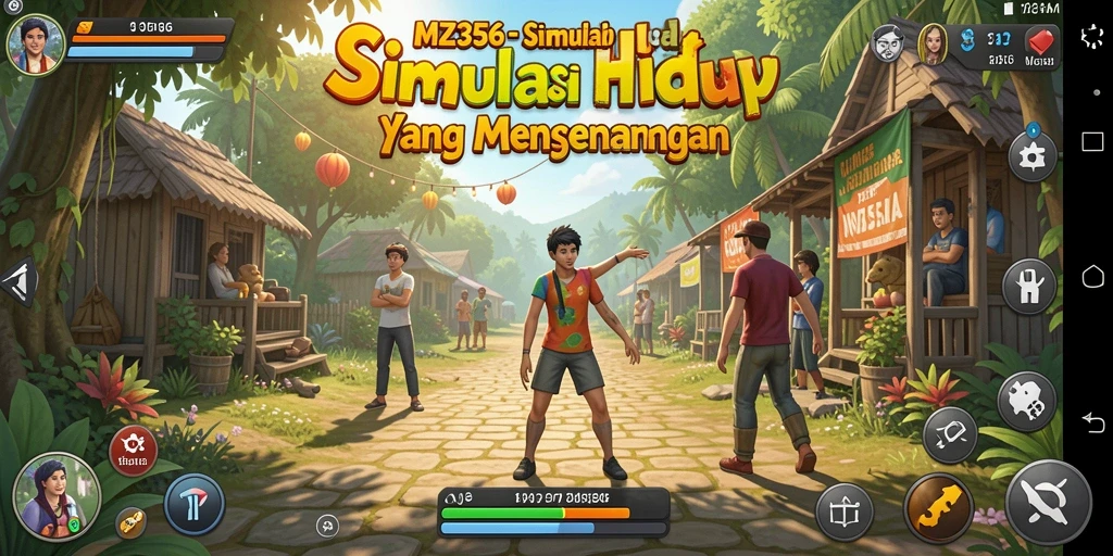 Tampilan gameplay MZ356 menampilkan aspek simulasi yang menarik.