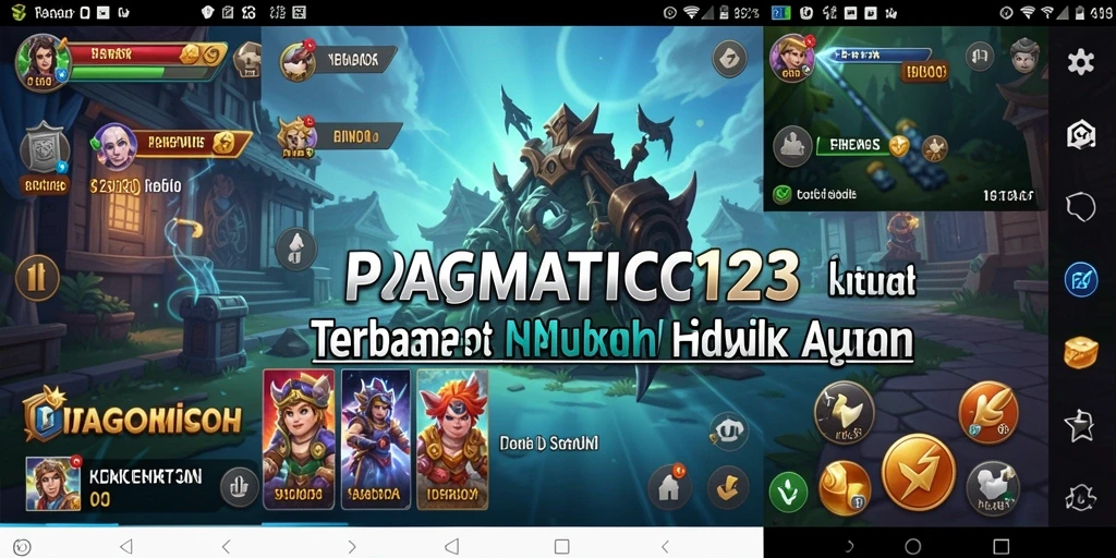 Tampilan antarmuka utama PRAGMATIC123 yang sederhana dan fungsional.