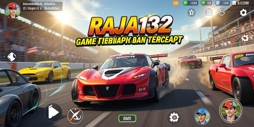 Gameplay balap yang mendebarkan dalam RAJA132.