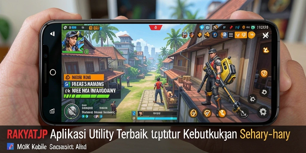 Tampilan utama aplikasi RAKYATJP yang intuitif dan fungsional.
