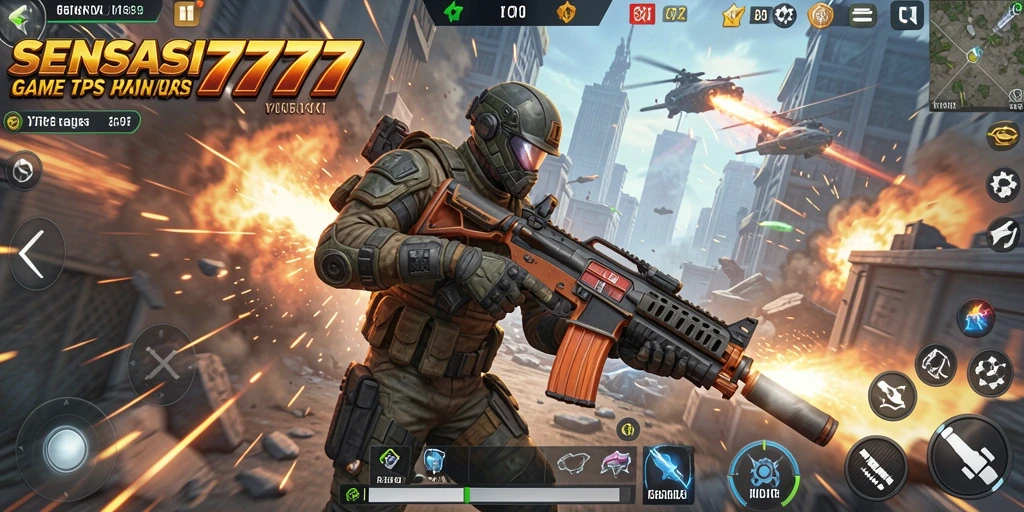 Tampilan aksi mendebarkan dalam gameplay SENSASI777.