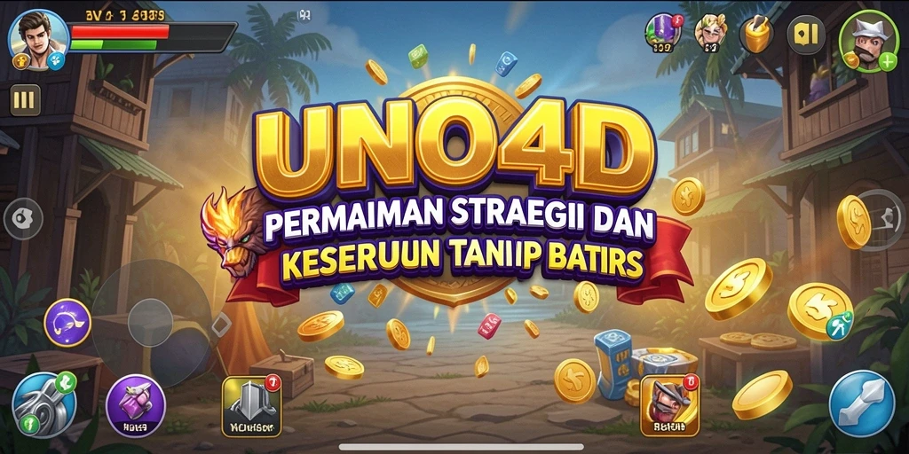 Tampilan menarik dari gameplay UNO4D yang menantang.
